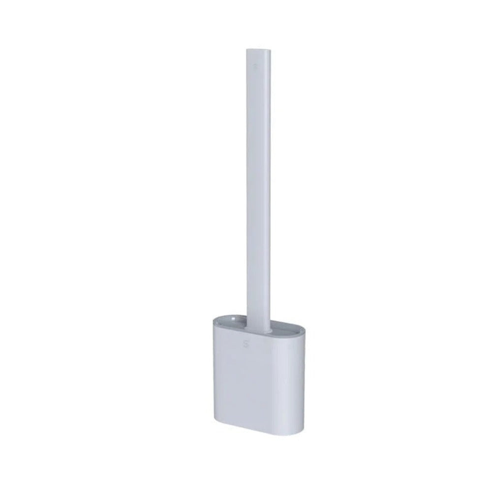 Flexible Silicone Toilet Brush | Hygienic Design & Space-Saving Holder 0