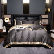 Luxurious Cotton Satin Bedding Set | Breathable Duvet Covers & Elegant Embroidery 2