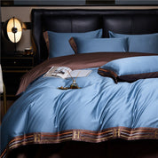 Luxurious Cotton Satin Bedding Set | Breathable Duvet Covers & Elegant Embroidery 6