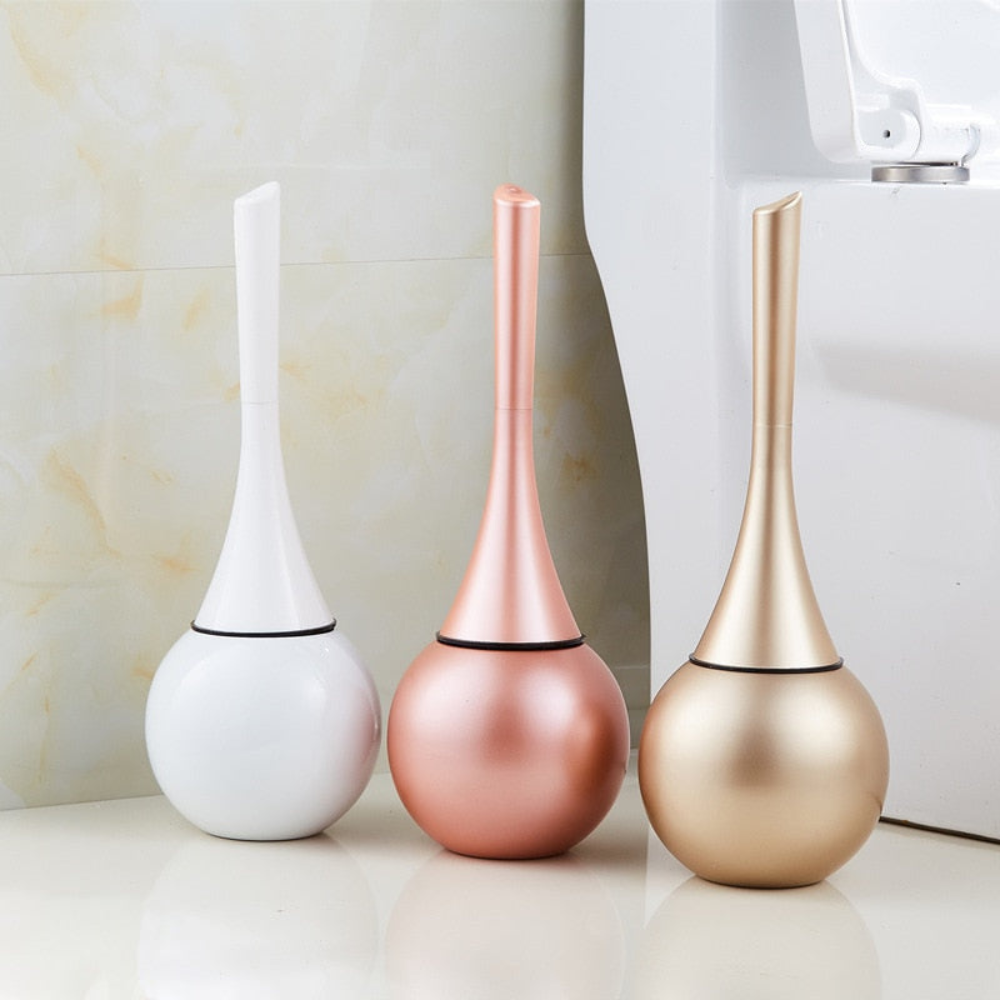 Modern Toilet Brush Set | Stainless Steel Holder & Hygienic Design 2