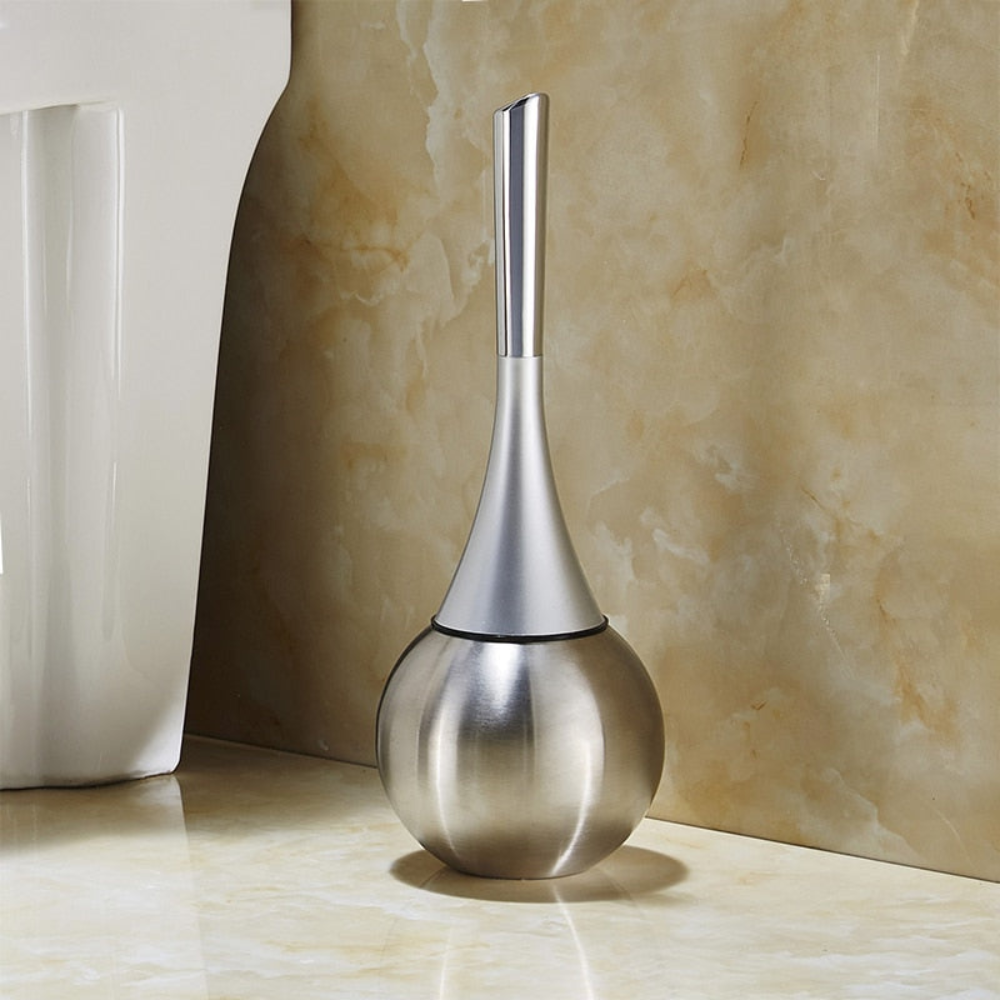 Modern Toilet Brush Set | Stainless Steel Holder & Hygienic Design 4