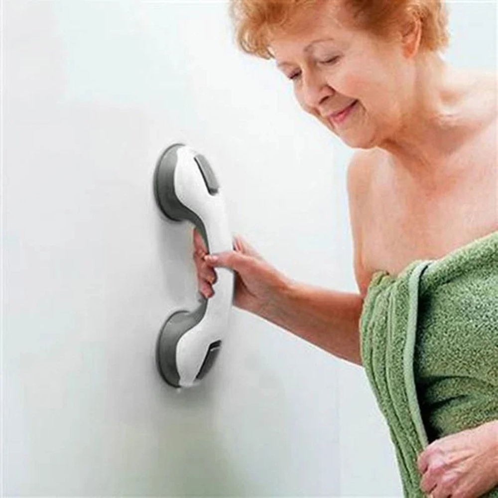 Non-Slip Bathroom Grab Bars | Portable Shower Grab Rail with Suction Installation 4