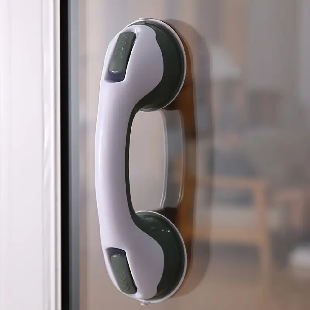 Non-Slip Bathroom Grab Bars | Portable Shower Grab Rail with Suction Installation 6