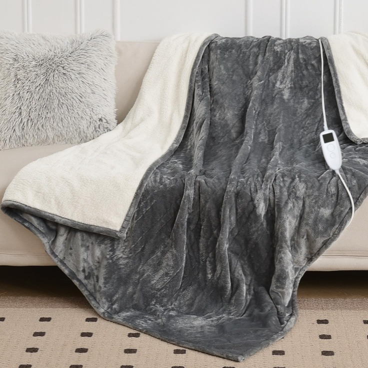 Soft Cotton Electric Blanket | Heated & Machine Washable 2