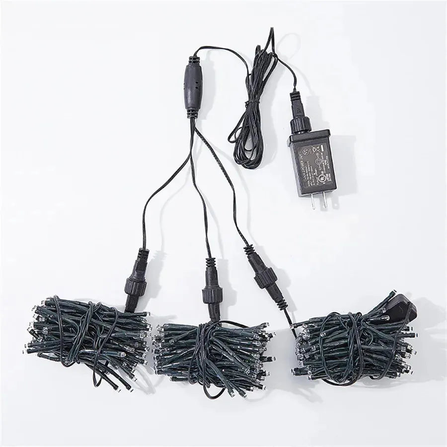Sparkling LED Garland | Lighted Meteor Shower Effect Outdoor