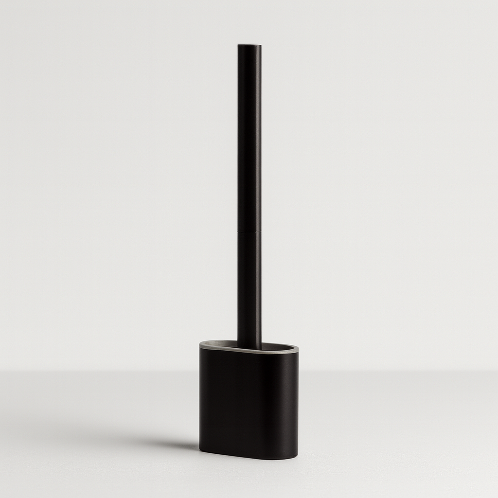 Flexible Silicone Toilet Brush | Hygienic Design & Space-Saving Holder