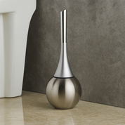 Modern Toilet Brush Set | Stainless Steel Holder & Hygienic Design