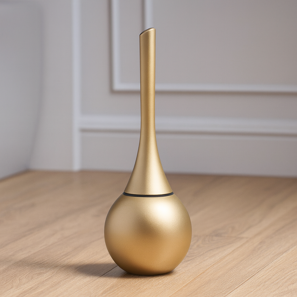 Modern Toilet Brush Set | Stainless Steel Holder & Hygienic Design