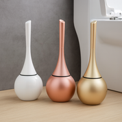 Modern Toilet Brush Set | Stainless Steel Holder & Hygienic Design